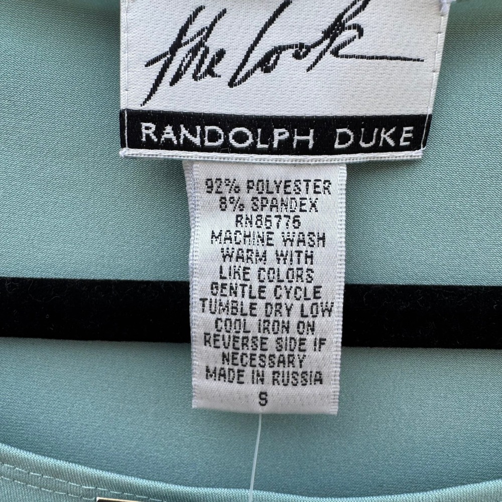 Randolph Duke Minimalist Sleeveless Scoop Neck Blouse Pastel Green Womens S NWT - Picture 2 of 7